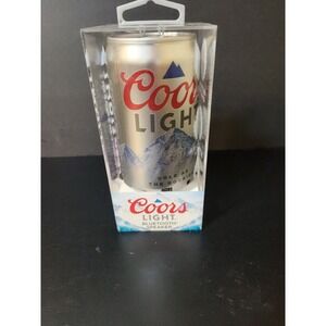 Coors Light Beer Can Bluetooth Speaker Silver Portable Wireless Rechargeable NEW